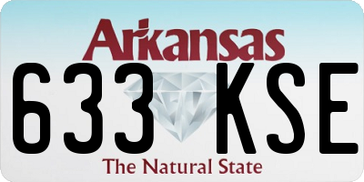 AR license plate 633KSE