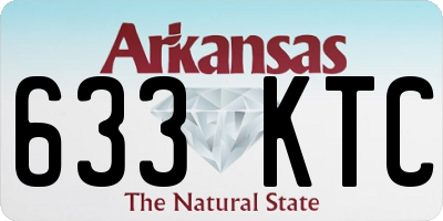 AR license plate 633KTC