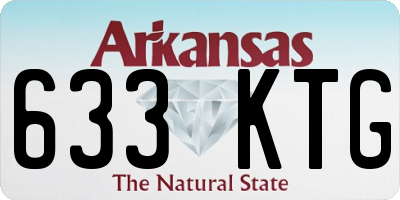 AR license plate 633KTG
