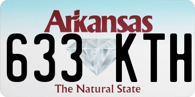 AR license plate 633KTH
