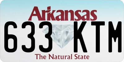 AR license plate 633KTM