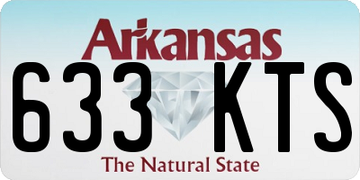 AR license plate 633KTS