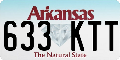 AR license plate 633KTT