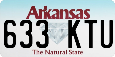 AR license plate 633KTU