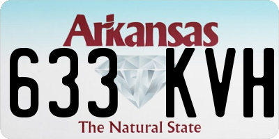 AR license plate 633KVH