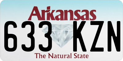 AR license plate 633KZN