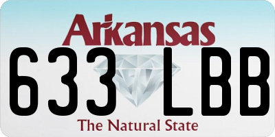 AR license plate 633LBB