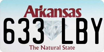 AR license plate 633LBY