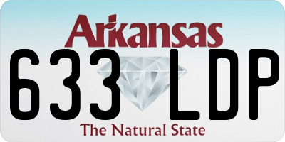 AR license plate 633LDP