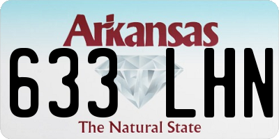 AR license plate 633LHN