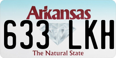 AR license plate 633LKH