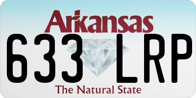 AR license plate 633LRP