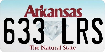 AR license plate 633LRS