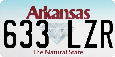 AR license plate 633LZR