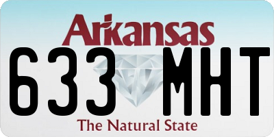 AR license plate 633MHT
