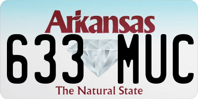 AR license plate 633MUC