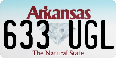 AR license plate 633UGL