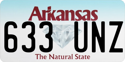 AR license plate 633UNZ