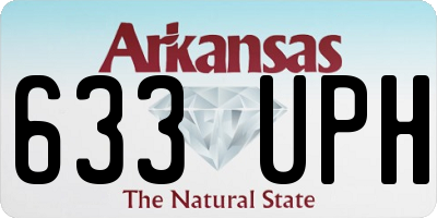 AR license plate 633UPH