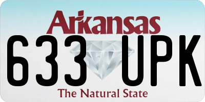 AR license plate 633UPK