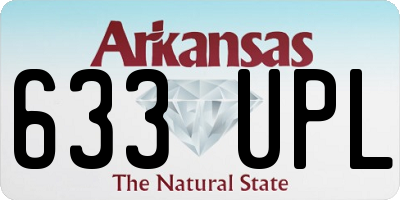 AR license plate 633UPL