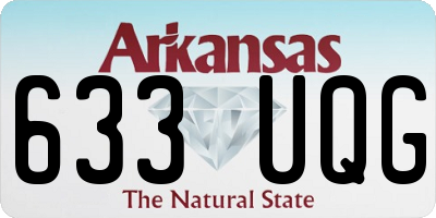 AR license plate 633UQG