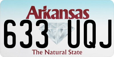 AR license plate 633UQJ