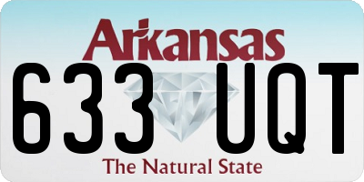 AR license plate 633UQT