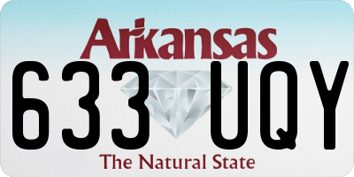 AR license plate 633UQY