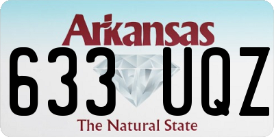 AR license plate 633UQZ