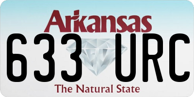 AR license plate 633URC