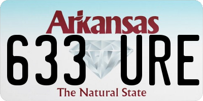 AR license plate 633URE