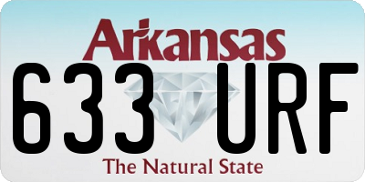 AR license plate 633URF