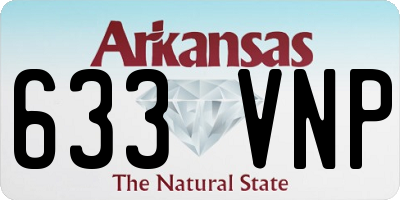 AR license plate 633VNP