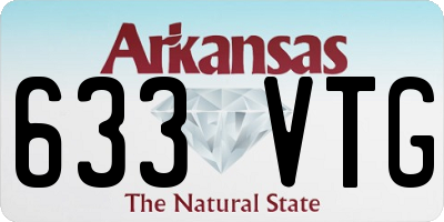 AR license plate 633VTG