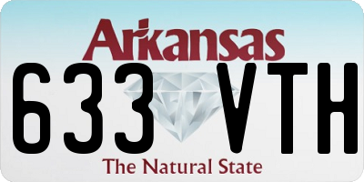 AR license plate 633VTH