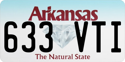 AR license plate 633VTI