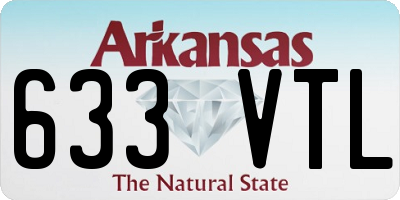 AR license plate 633VTL