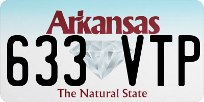 AR license plate 633VTP