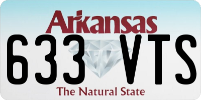 AR license plate 633VTS
