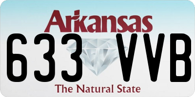 AR license plate 633VVB