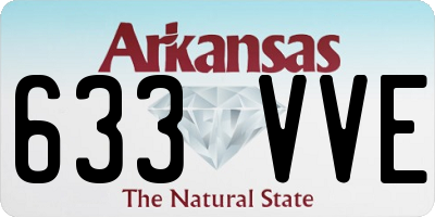 AR license plate 633VVE