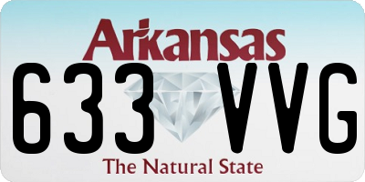 AR license plate 633VVG