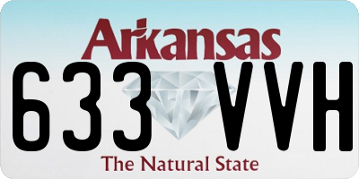 AR license plate 633VVH