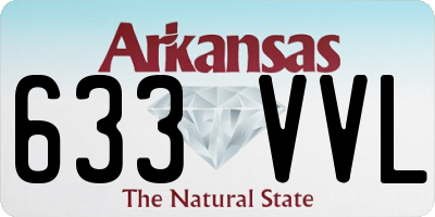 AR license plate 633VVL
