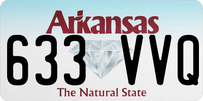 AR license plate 633VVQ
