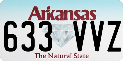 AR license plate 633VVZ