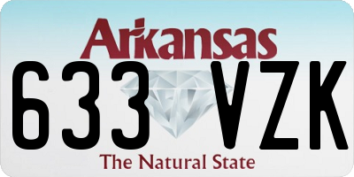 AR license plate 633VZK