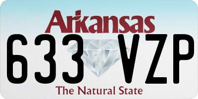 AR license plate 633VZP