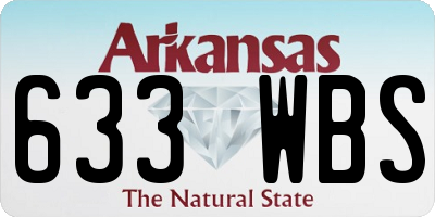 AR license plate 633WBS